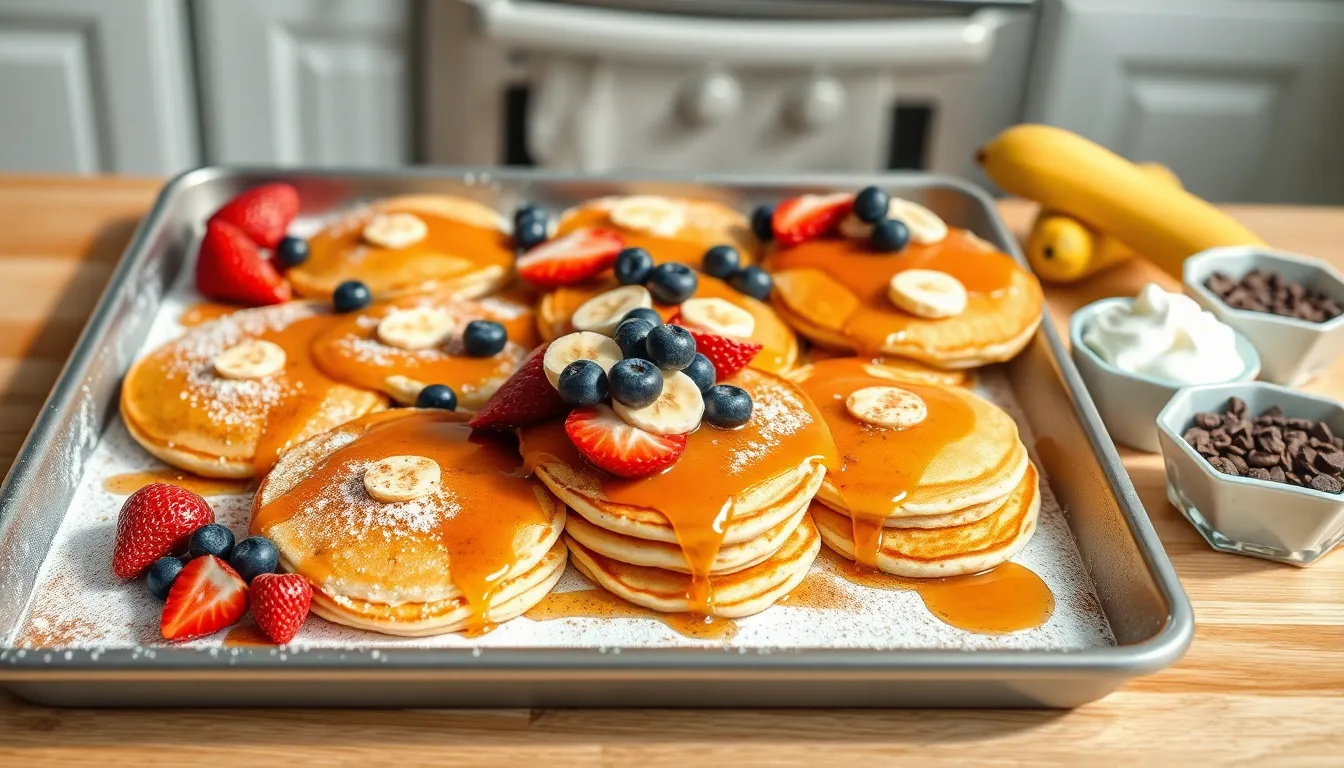 Easy Sheet Pan Pancakes Recipe - Perfect for Feeding a Crowd 6 Easy Sheet Pan Pancakes Recipe - Perfect for Feeding a Crowd 5