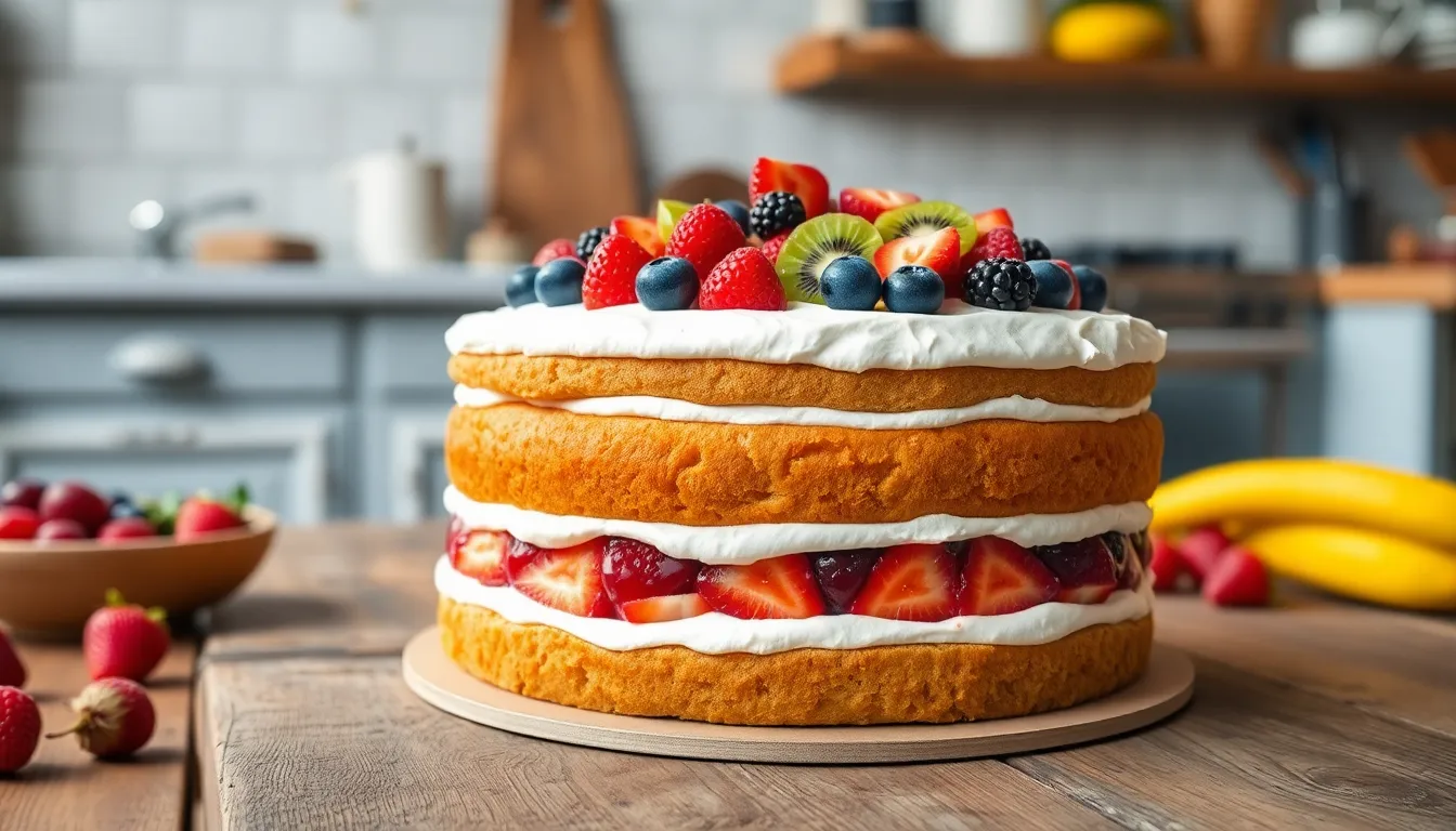 Perfect Sponge Cake Recipe: Light, Fluffy & Easy to Make at Home 6 Perfect Sponge Cake Recipe: Light, Fluffy & Easy to Make at Home 5