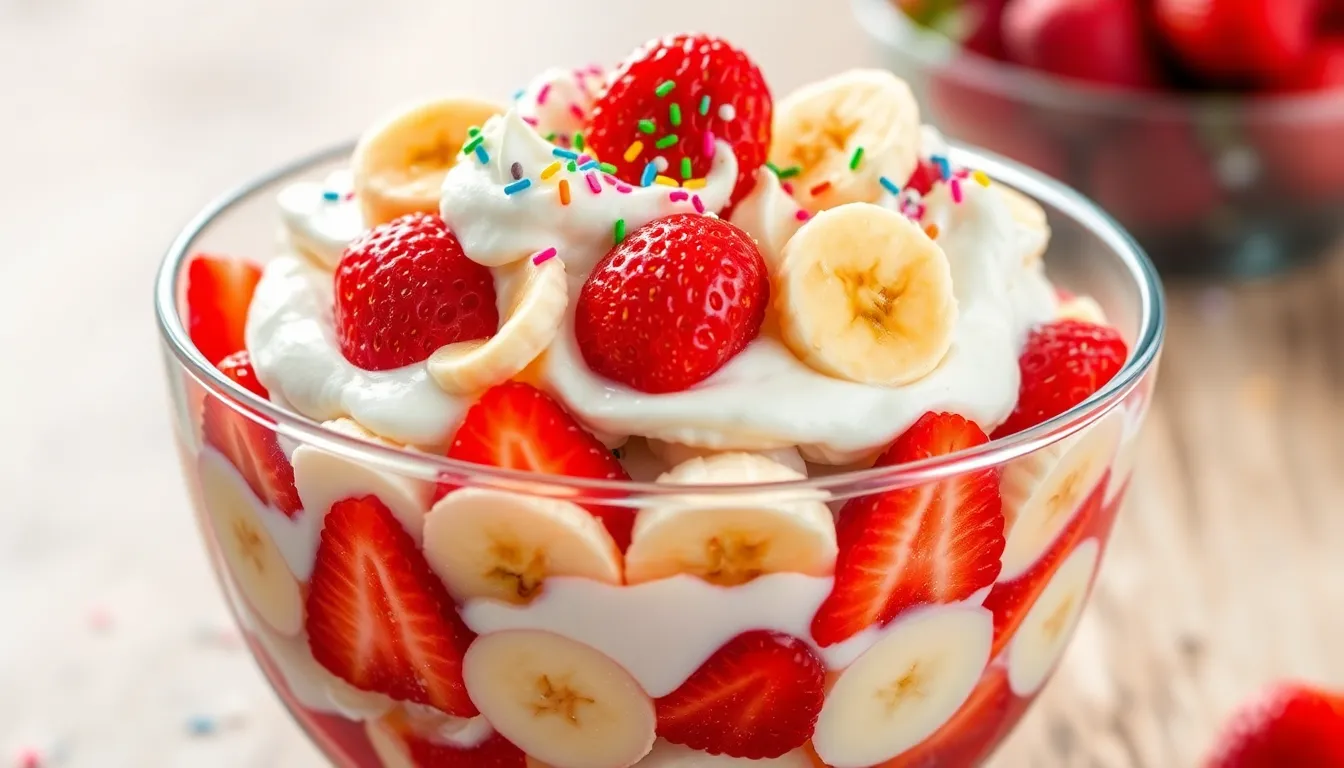 Easy Strawberry Banana Pudding Recipe - No-Bake Dessert in 30 Minutes 6 Easy Strawberry Banana Pudding Recipe - No-Bake Dessert in 30 Minutes 5