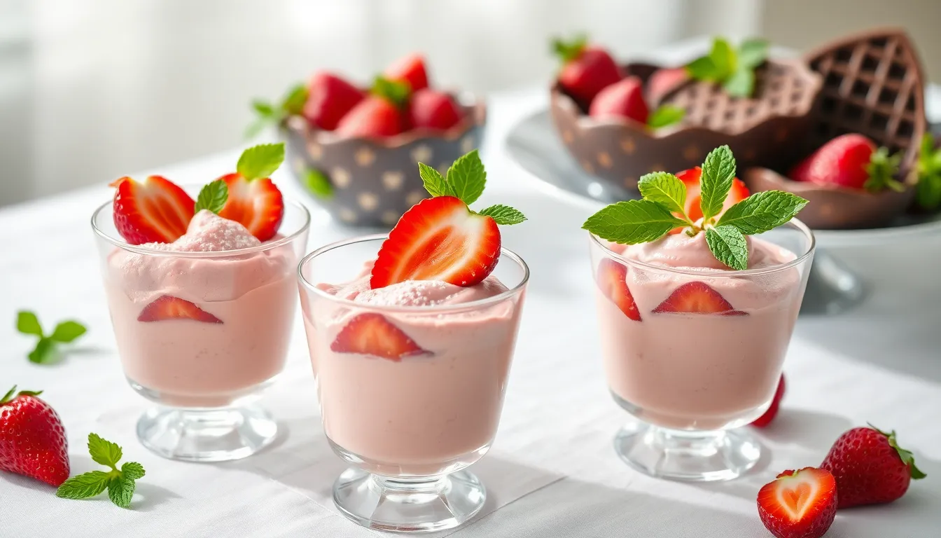 Easy Strawberry Mousse Recipe: Perfect in 20 Minutes (Restaurant Quality!) 6 Easy Strawberry Mousse Recipe: Perfect in 20 Minutes (Restaurant Quality!) 5