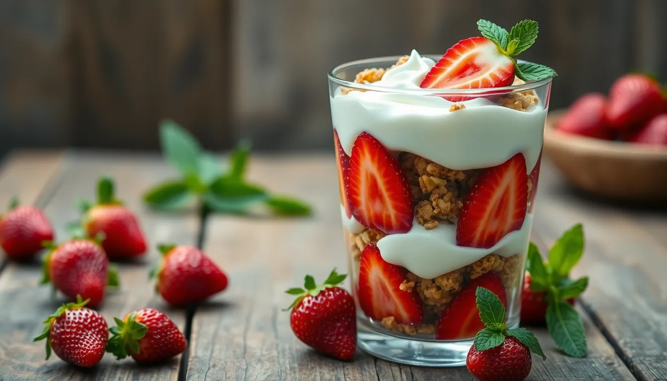 Easy Strawberry Parfait Recipe: 5-Minute Layered Dessert That Looks Fancy 6 Easy Strawberry Parfait Recipe: 5-Minute Layered Dessert That Looks Fancy 5