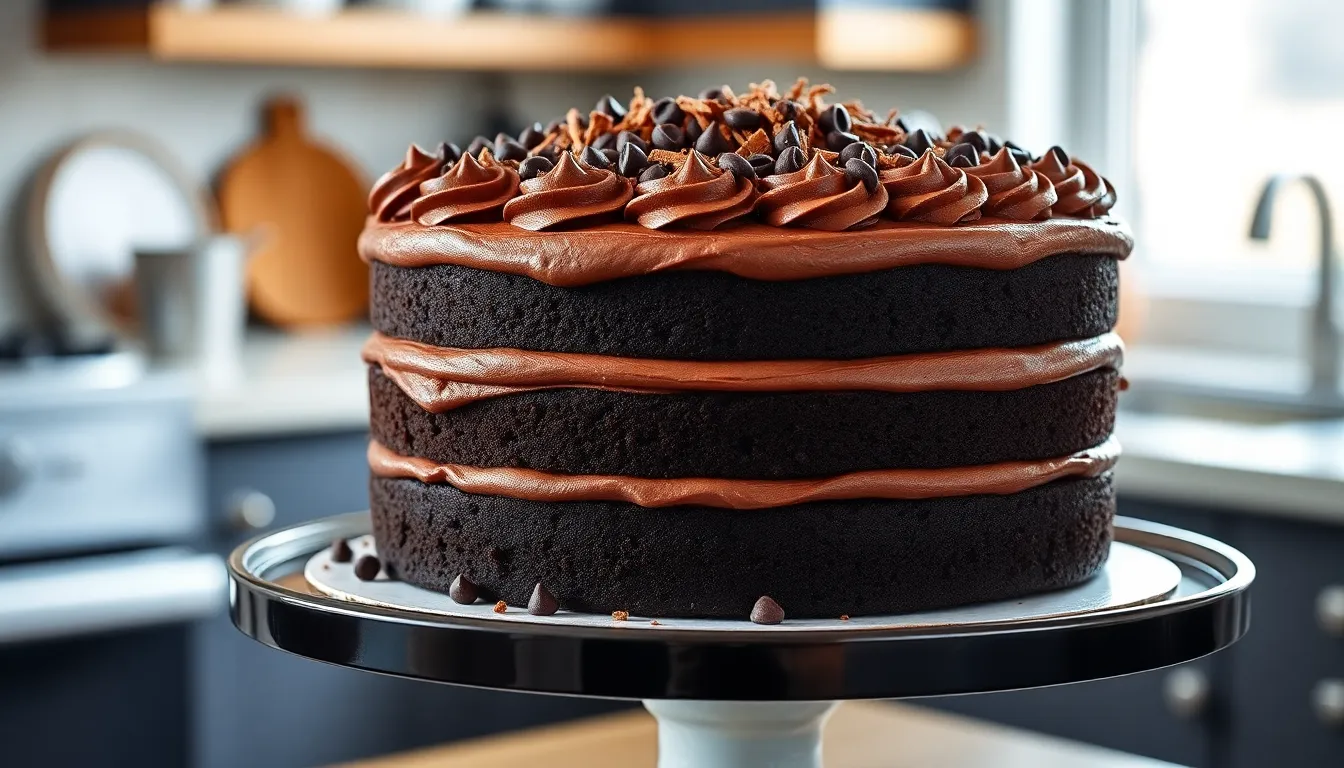 Triple Chocolate Cake Recipe: Decadent 3-Layer Dessert That Will Blow Your Mind 6 Triple Chocolate Cake Recipe: Decadent 3-Layer Dessert That Will Blow Your Mind 5