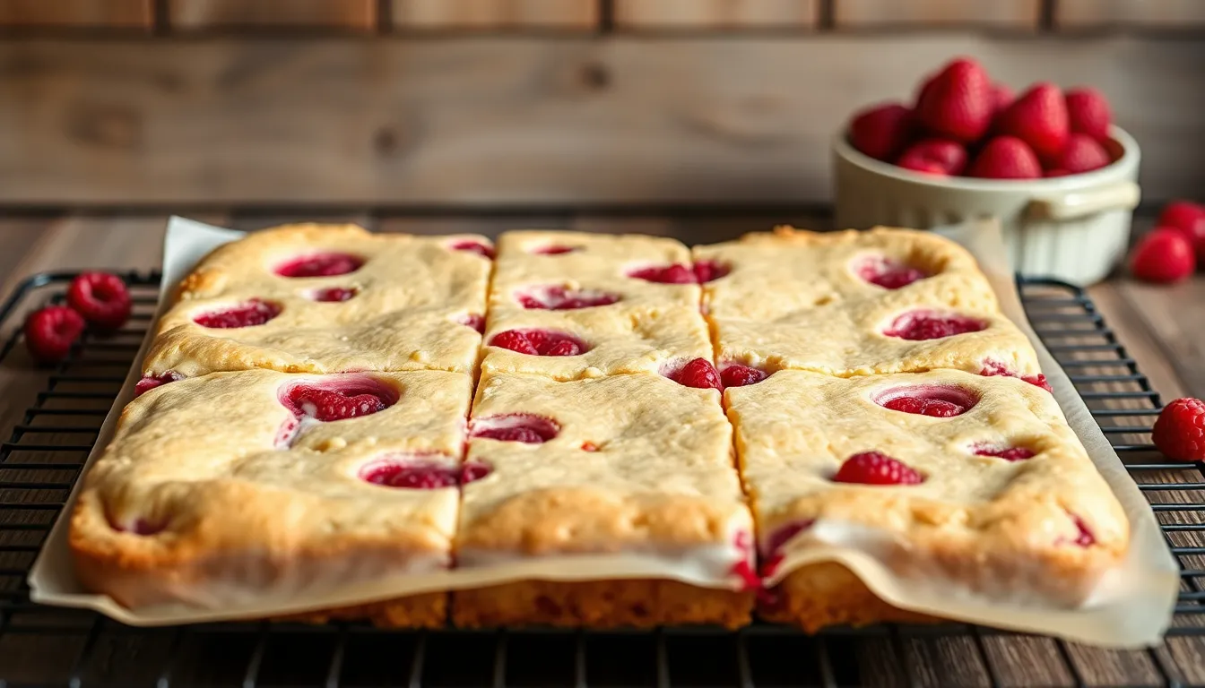 Perfect White Chocolate and Raspberry Blondies Recipe (Easy One-Bowl Method!) 6 Perfect White Chocolate and Raspberry Blondies Recipe (Easy One-Bowl Method!) 5