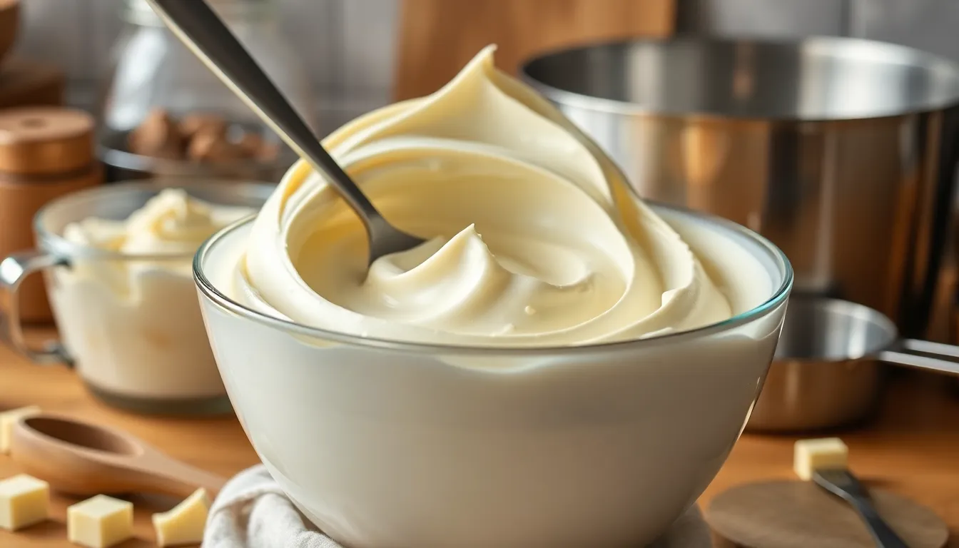Perfect White Chocolate Buttercream Recipe: Easy, Silky & Bakery-Quality 6 Perfect White Chocolate Buttercream Recipe: Easy, Silky & Bakery-Quality 5