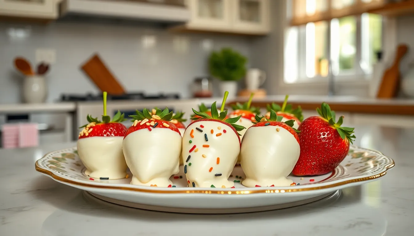 Perfect White Chocolate Covered Strawberries Recipe (Easy Step-by-Step Guide) 6 Perfect White Chocolate Covered Strawberries Recipe (Easy Step-by-Step Guide) 5