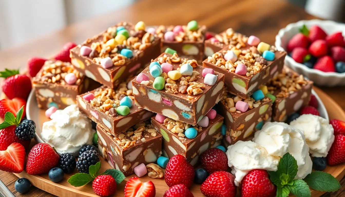 Easy Biscoff Rocky Road Recipe: No-Bake Dessert with Cookie Butter & Marshmallows 8 Easy Biscoff Rocky Road Recipe: No-Bake Dessert with Cookie Butter & Marshmallows 7