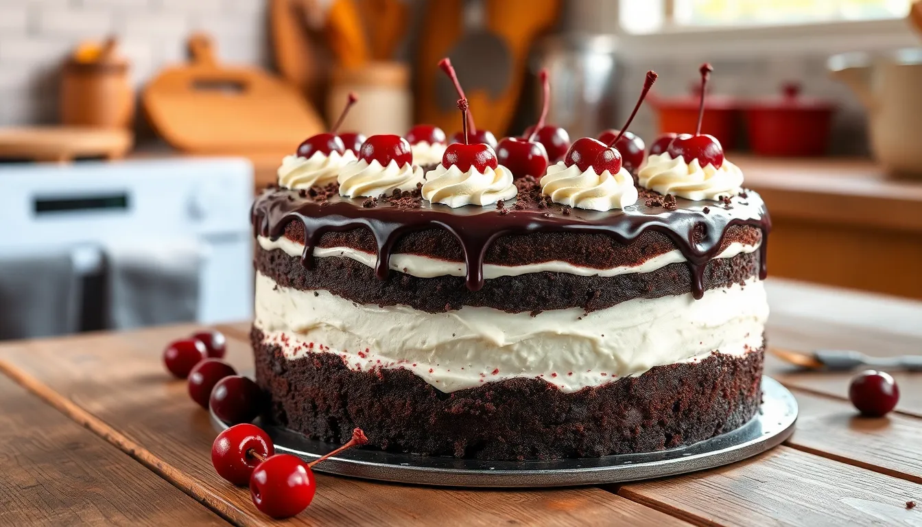 Perfect Black Forest Cake Recipe: Authentic German Dessert Made Easy at Home 8 Perfect Black Forest Cake Recipe: Authentic German Dessert Made Easy at Home 7