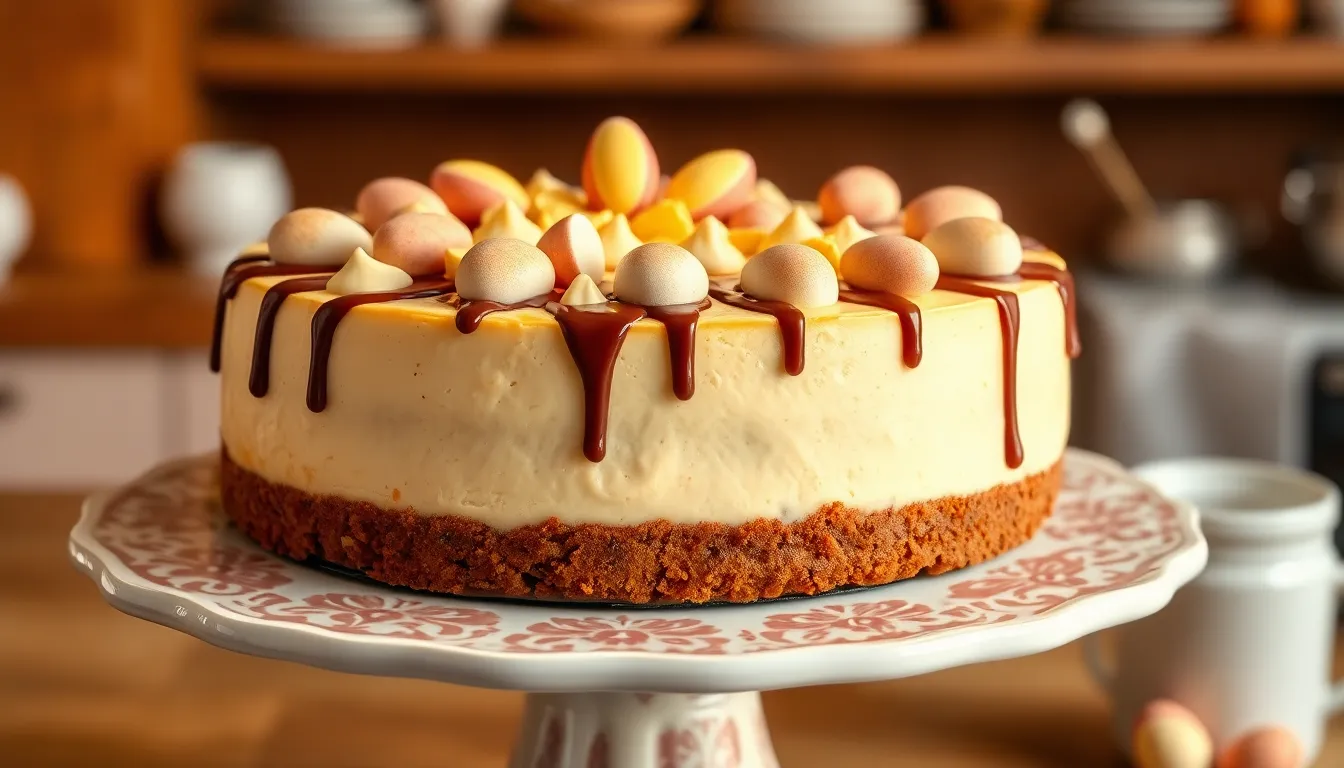 Ultimate Creme Egg Cheesecake Recipe - No-Bake Easter Dessert That's Pure Heaven 8 Ultimate Creme Egg Cheesecake Recipe - No-Bake Easter Dessert That's Pure Heaven 7