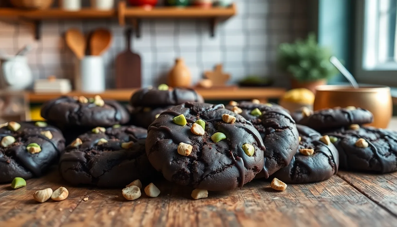 Dark Chocolate Pistachio Cookies Recipe (Bakery-Quality Results Every Time!) 8 Dark Chocolate Pistachio Cookies Recipe (Bakery-Quality Results Every Time!) 7