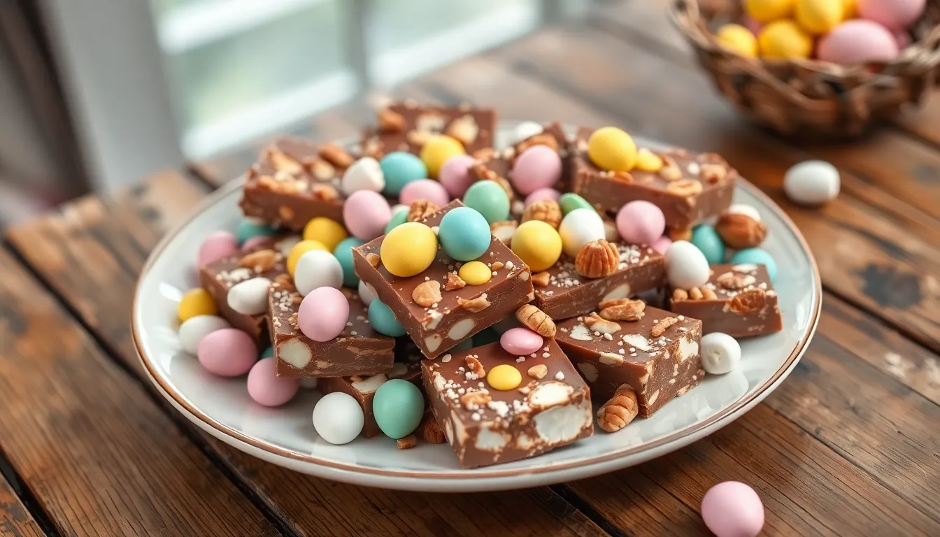 Easy Easter Egg Rocky Road Recipe - No-Bake Dessert Using Leftover Easter Candy 8 Easy Easter Egg Rocky Road Recipe - No-Bake Dessert Using Leftover Easter Candy 7