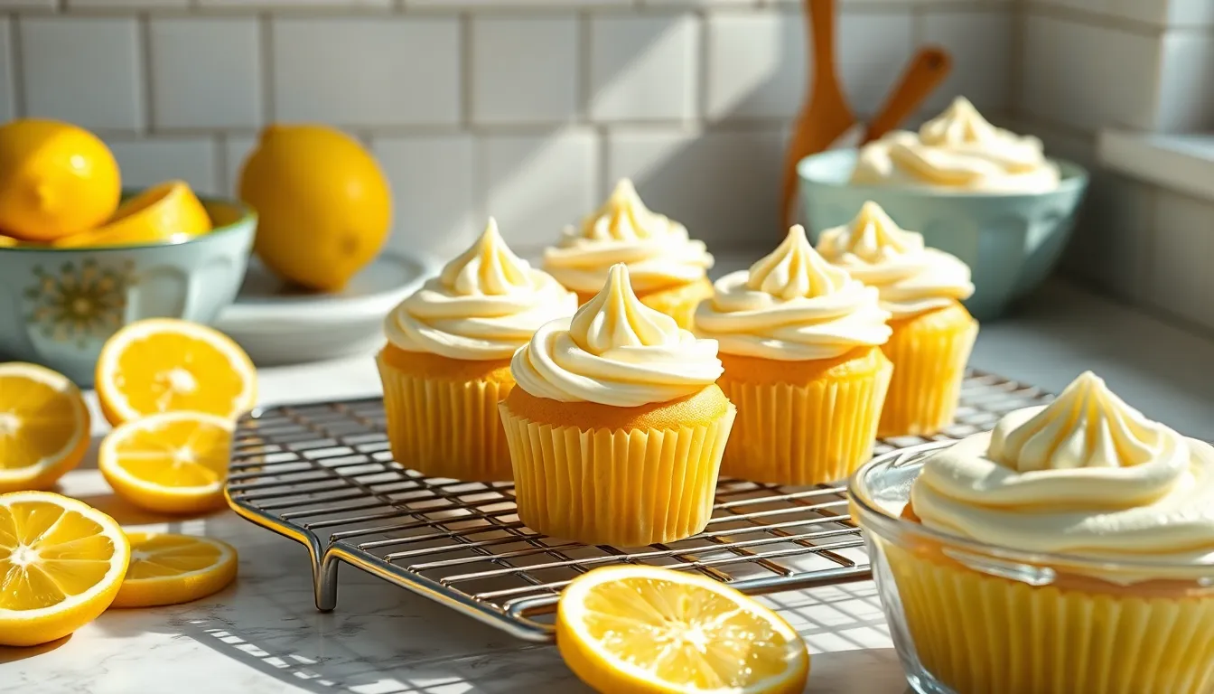Easy Lemon Cupcakes Recipe: Moist & Tangy in Under 1 Hour 8 Easy Lemon Cupcakes Recipe: Moist & Tangy in Under 1 Hour 7