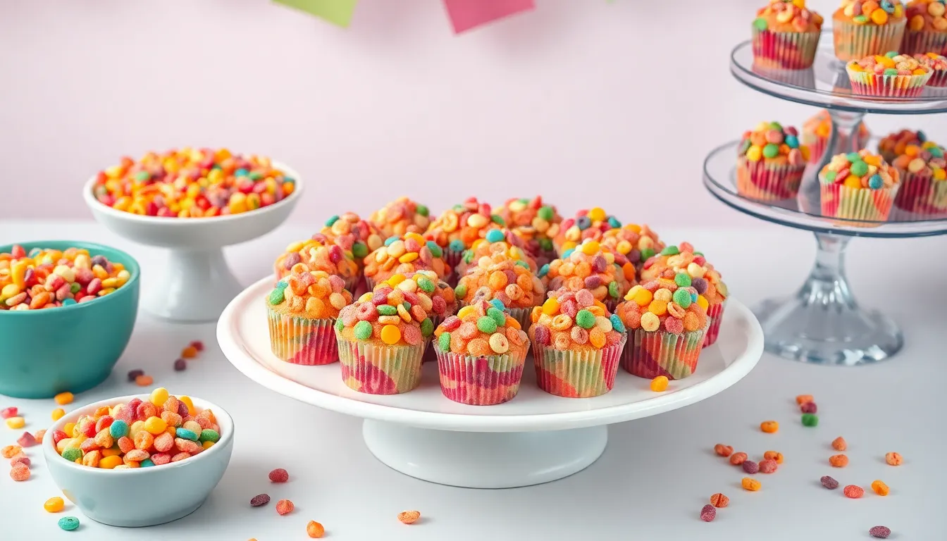 Easy Fruity Pebble Cupcakes Recipe - Nostalgic Treats Kids & Adults Love 7