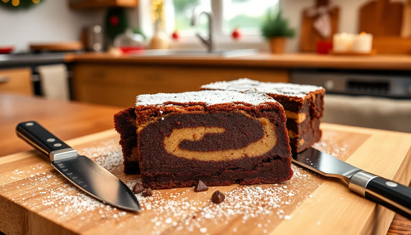 Gingerbread Chocolate Brownies: Easy Holiday Recipe for Fudgy Festive Treats 8 Gingerbread Chocolate Brownies: Easy Holiday Recipe for Fudgy Festive Treats 7
