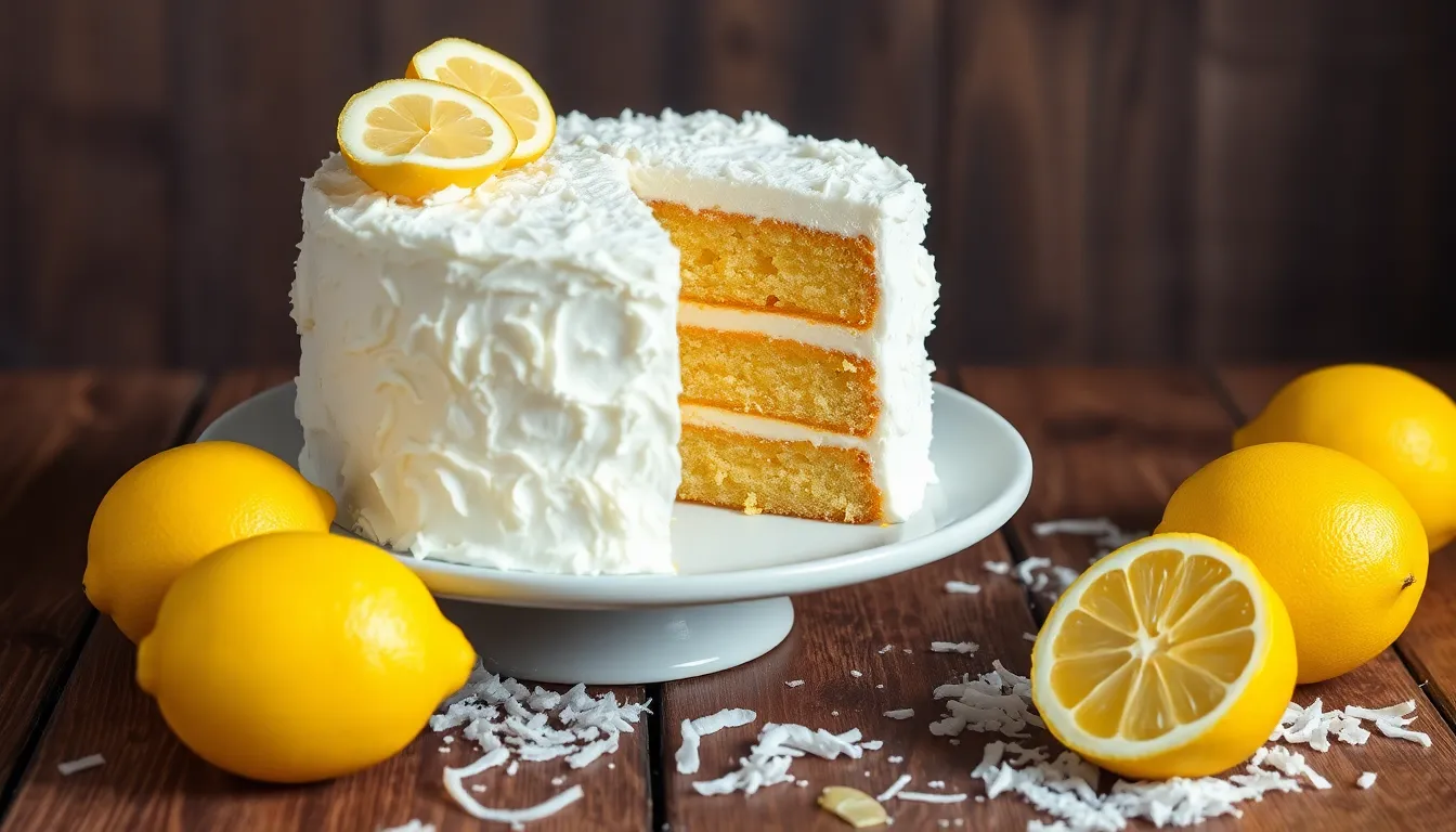 Easy Lemon Coconut Cake Recipe: Moist, Fluffy & Irresistibly Delicious 7