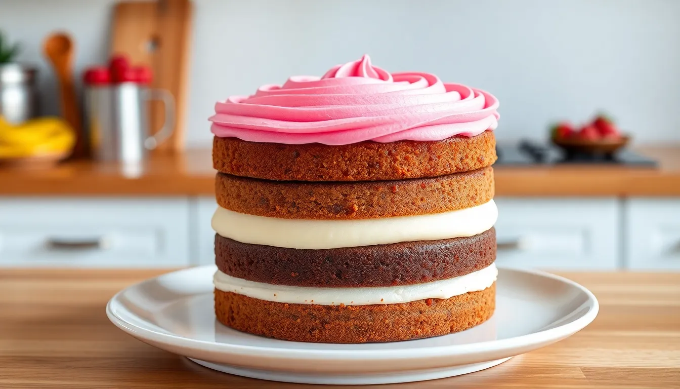 Easy Neapolitan Cake Recipe: 3-Layer Vanilla, Chocolate & Strawberry Delight 8 Easy Neapolitan Cake Recipe: 3-Layer Vanilla, Chocolate & Strawberry Delight 7