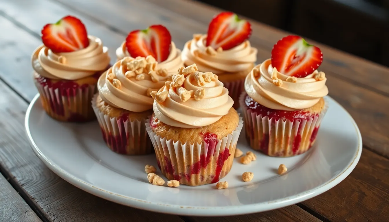 Peanut Butter and Jelly Cupcakes Recipe: Childhood Nostalgia in Every Bite 8 Peanut Butter and Jelly Cupcakes Recipe: Childhood Nostalgia in Every Bite 7