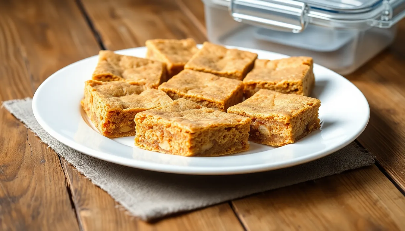 Easy Peanut Butter Blondies Recipe - Fudgy, Chewy & Better Than Brownies 8 Easy Peanut Butter Blondies Recipe - Fudgy, Chewy & Better Than Brownies 7