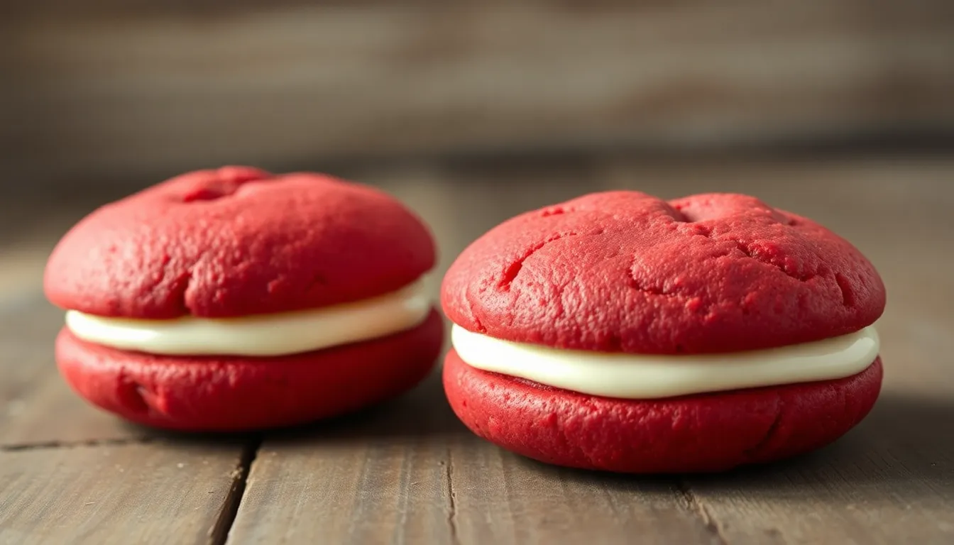 Red Velvet Whoopie Pies: Easy Recipe for Perfect Soft Sandwich Cookies 8 Red Velvet Whoopie Pies: Easy Recipe for Perfect Soft Sandwich Cookies 7