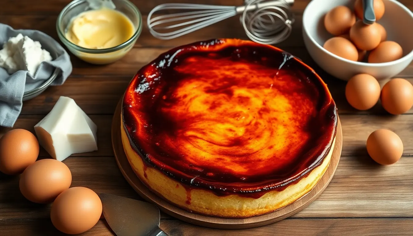 San Sebastian Cheesecake Recipe: Perfect Burnt Basque Cheesecake in 6 Easy Steps 8 San Sebastian Cheesecake Recipe: Perfect Burnt Basque Cheesecake in 6 Easy Steps 7