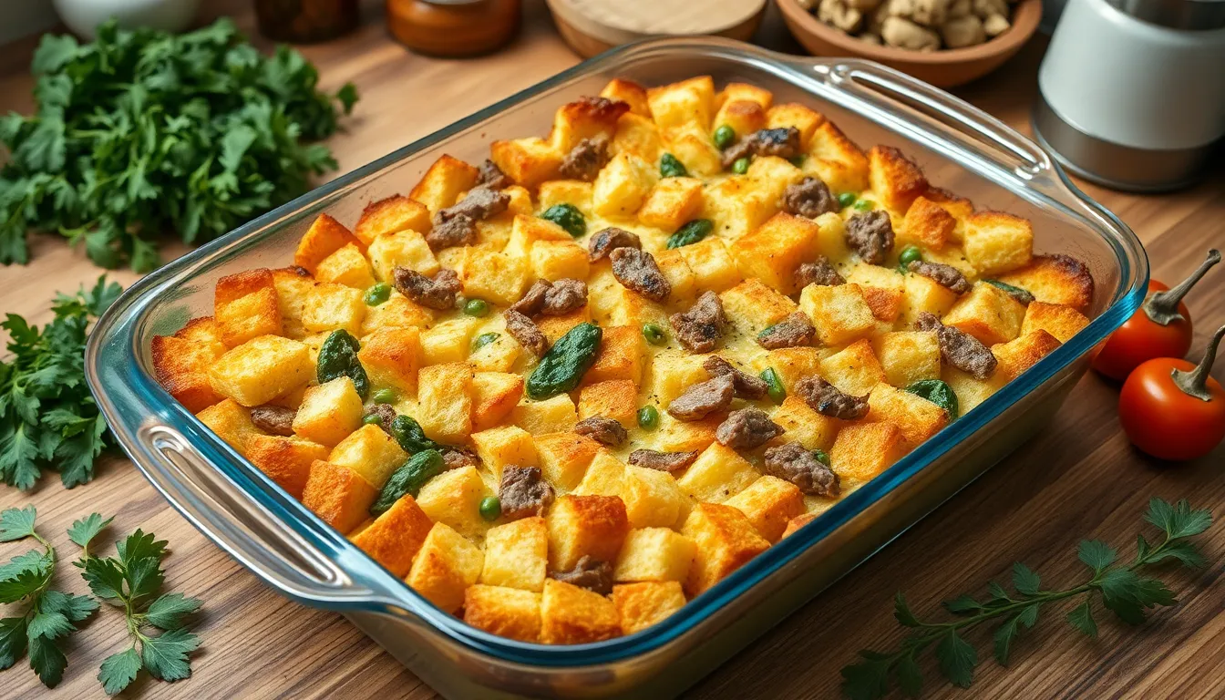 How to Make the Best Savory Bread Pudding Recipe (Easy & Delicious!) 8 How to Make the Best Savory Bread Pudding Recipe (Easy & Delicious!) 7