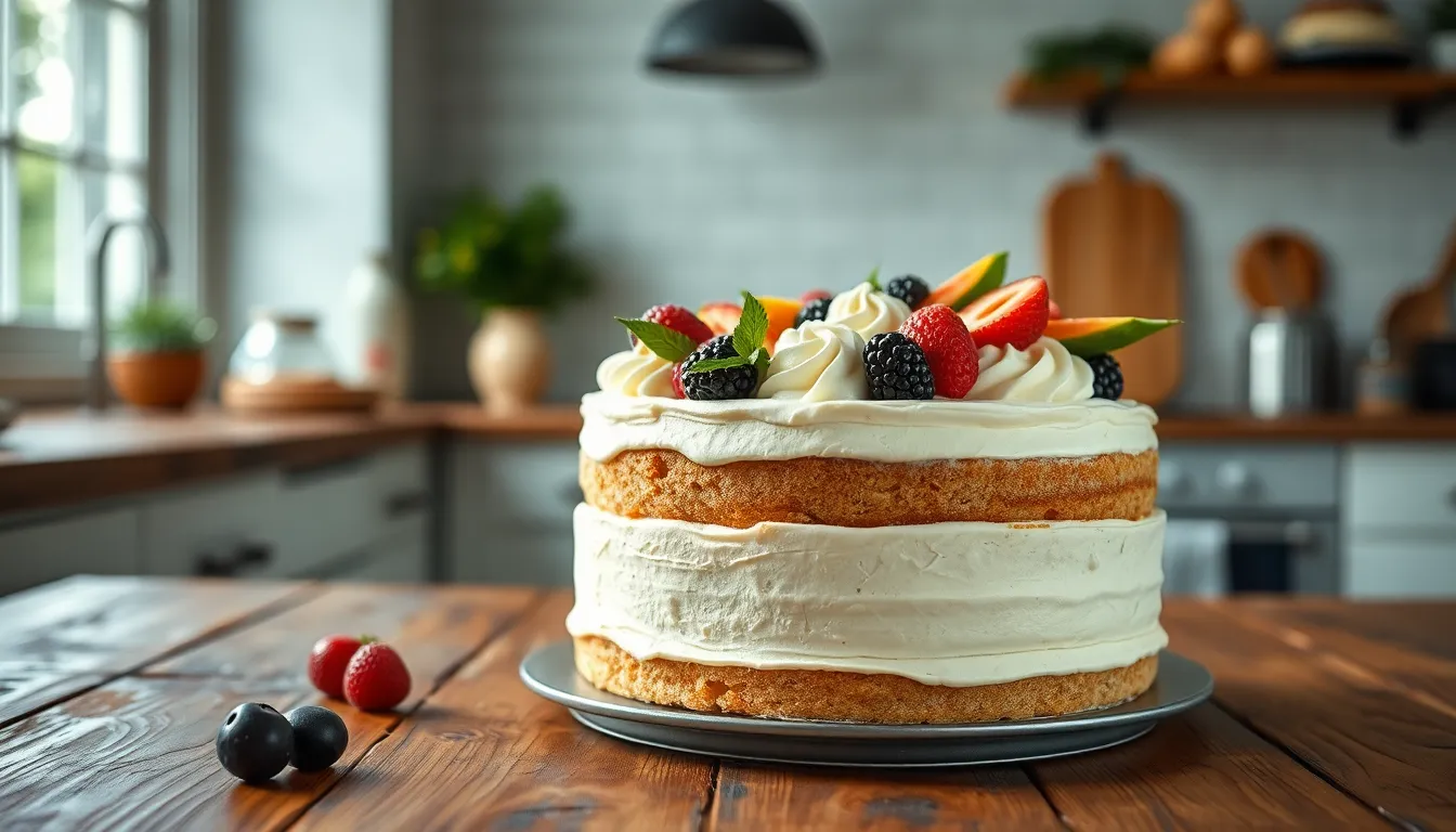 Perfect Sponge Cake Recipe: Light, Fluffy & Easy to Make at Home 8 Perfect Sponge Cake Recipe: Light, Fluffy & Easy to Make at Home 7