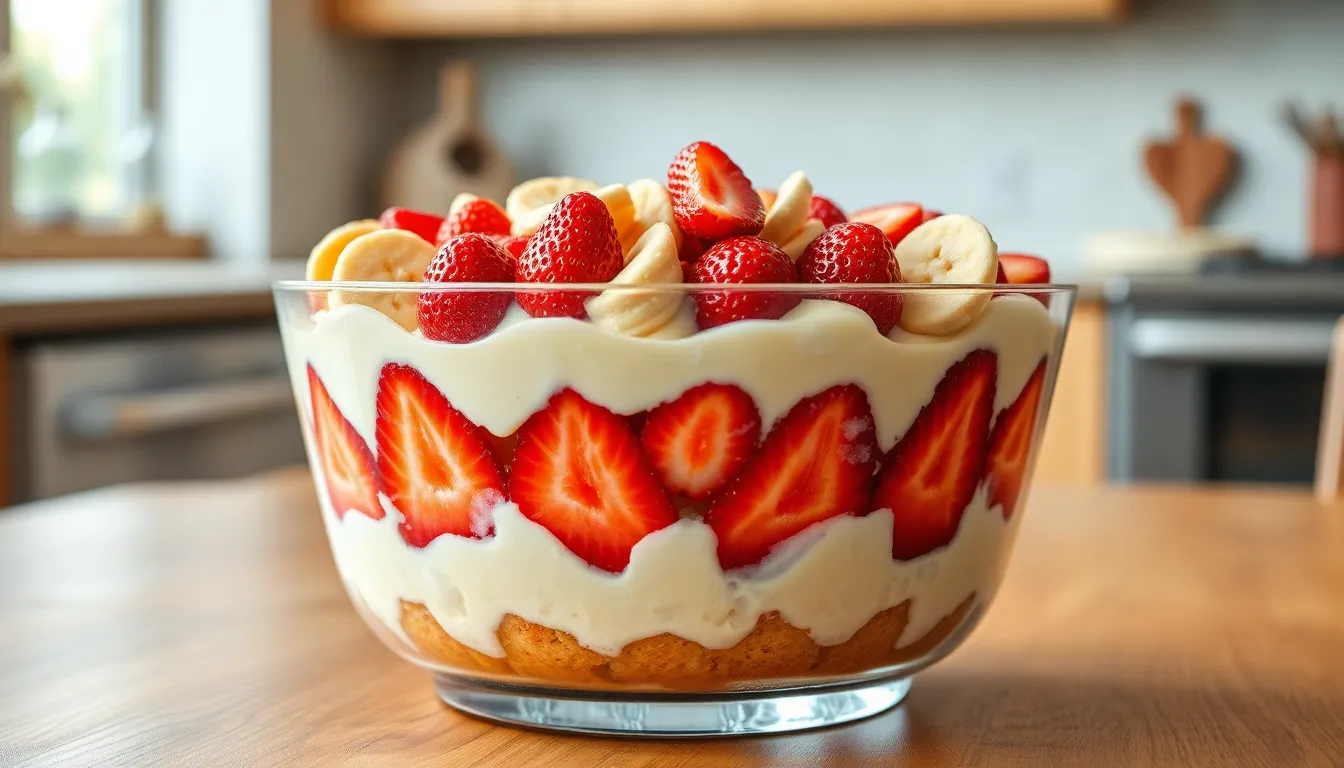 Easy Strawberry Banana Pudding Recipe - No-Bake Dessert in 30 Minutes 8 Easy Strawberry Banana Pudding Recipe - No-Bake Dessert in 30 Minutes 7