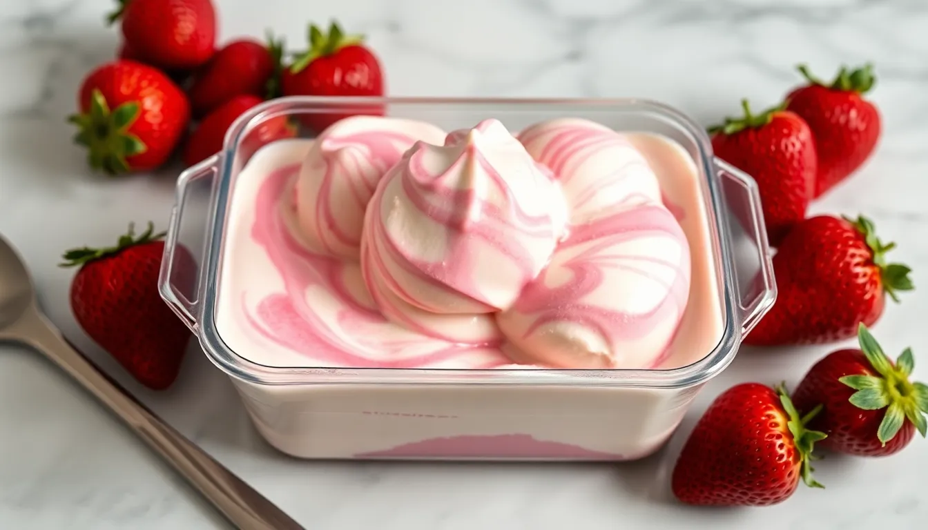 Homemade Strawberry Cheesecake Ice Cream Recipe (No-Bake Summer Treat!) 8 Homemade Strawberry Cheesecake Ice Cream Recipe (No-Bake Summer Treat!) 7