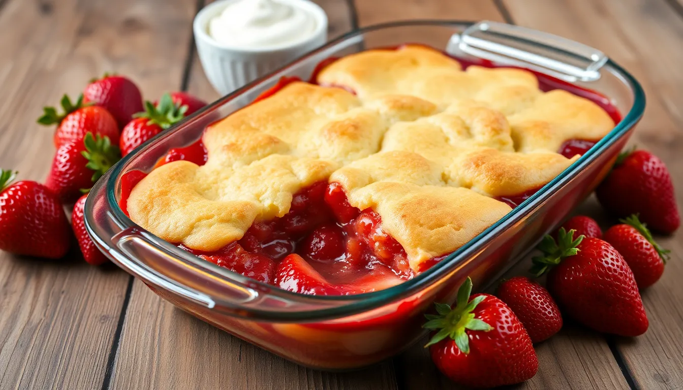 Easy Strawberry Cobbler Recipe: Perfect Summer Dessert in 30 Minutes 8 Easy Strawberry Cobbler Recipe: Perfect Summer Dessert in 30 Minutes 7