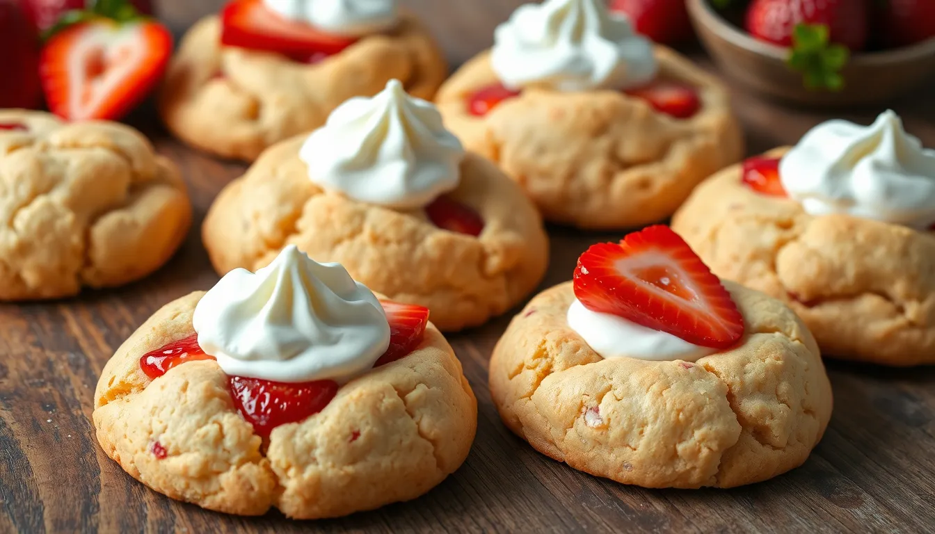 Easy Strawberry Shortcake Cookies Recipe (Ready in 30 Minutes!) 8 Easy Strawberry Shortcake Cookies Recipe (Ready in 30 Minutes!) 7