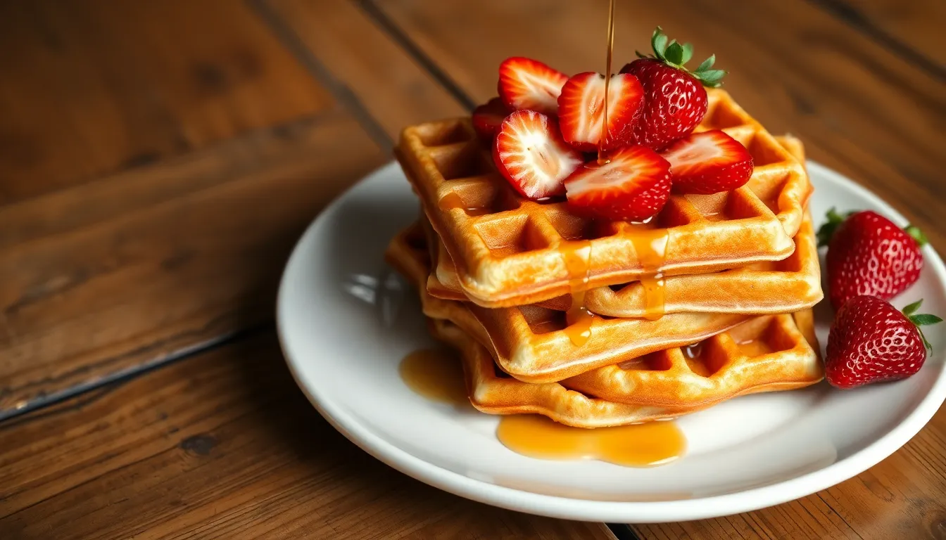 Perfect Strawberry Waffles Recipe: Fluffy, Fresh & Ready in 20 Minutes 8 Perfect Strawberry Waffles Recipe: Fluffy, Fresh & Ready in 20 Minutes 7