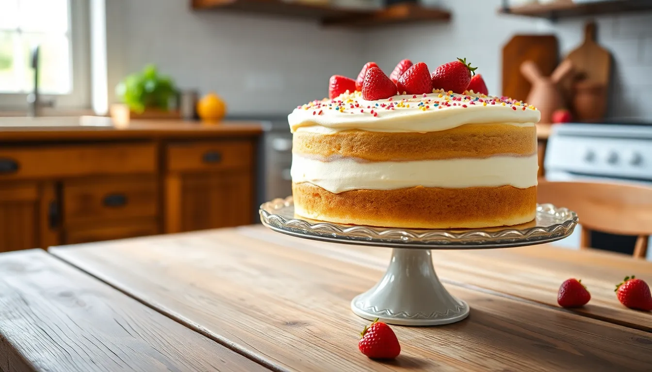 Perfect Vegan Vanilla Cake Recipe: Moist, Fluffy & Dairy-Free 8 Perfect Vegan Vanilla Cake Recipe: Moist, Fluffy & Dairy-Free 7