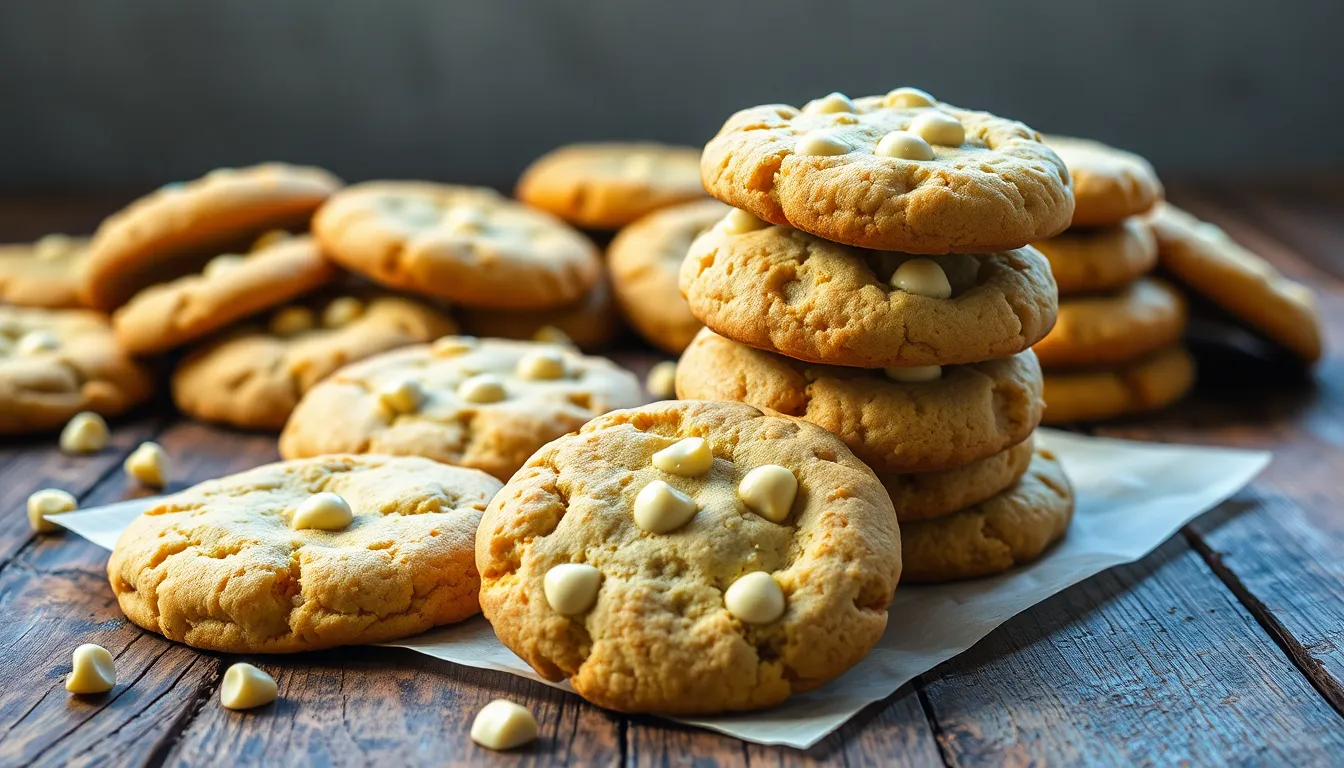 Perfect White Chocolate Chip Cookies Recipe (Soft & Chewy Every Time!) 8 Perfect White Chocolate Chip Cookies Recipe (Soft & Chewy Every Time!) 7