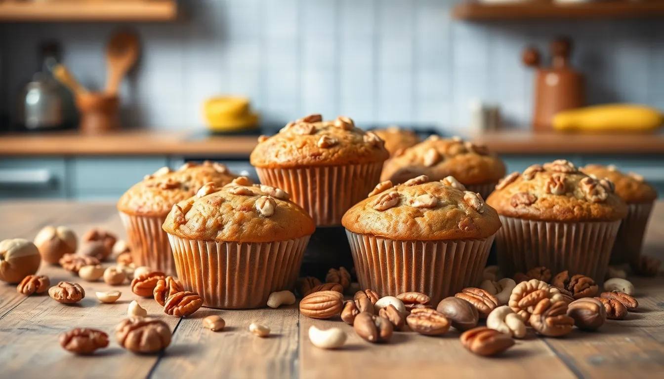 Best Banana Nut Muffins Recipe: Moist, Fluffy & Bakery-Quality Results 10 Best Banana Nut Muffins Recipe: Moist, Fluffy & Bakery-Quality Results 9
