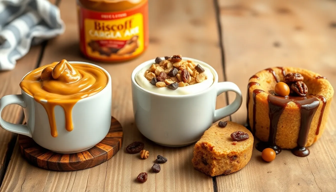 Easy 2-Minute Biscoff Mug Cake Recipe (Single Serving Dessert!) 9