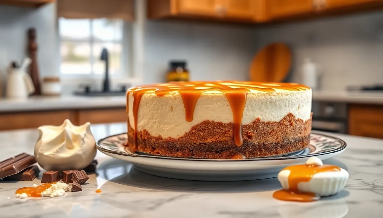 Easy No-Bake Caramilk Cheesecake Recipe (Ready in 4 Hours!) 10 Easy No-Bake Caramilk Cheesecake Recipe (Ready in 4 Hours!) 9