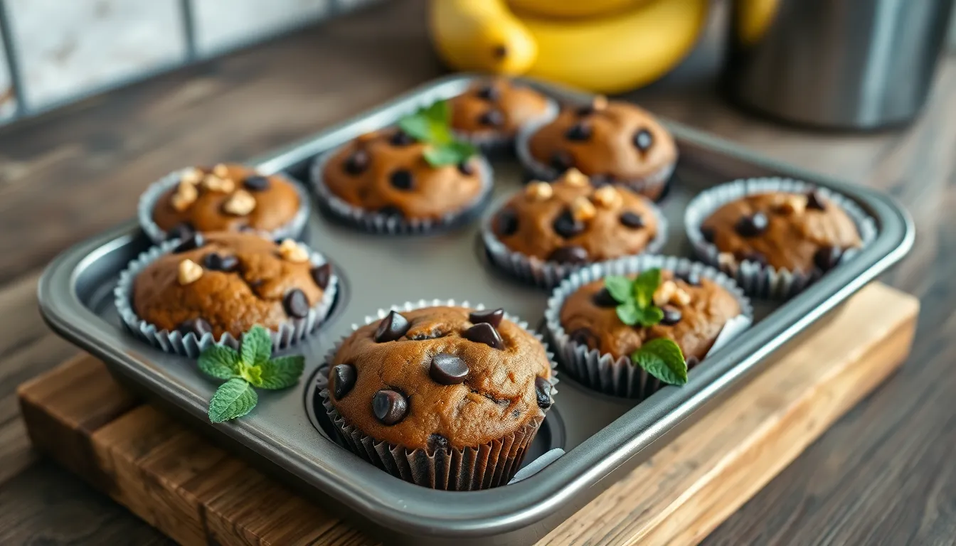 Easy Chocolate Banana Muffins Recipe (Moist & Bakery-Style!) 10 Easy Chocolate Banana Muffins Recipe (Moist & Bakery-Style!) 9