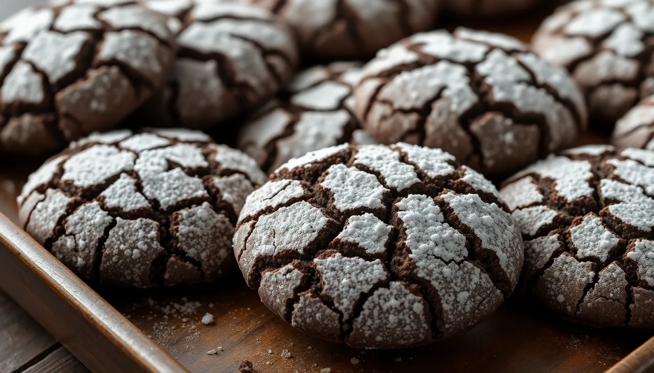 Perfect Chocolate Crinkle Cookies Recipe: Fudgy, Chewy & Irresistible 10 Perfect Chocolate Crinkle Cookies Recipe: Fudgy, Chewy & Irresistible 9