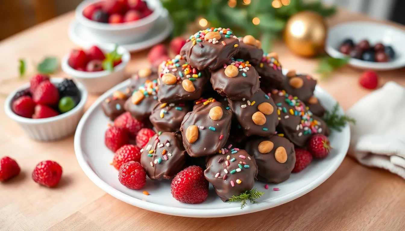 Easy 3-Ingredient Chocolate Peanut Butter Peanut Clusters Recipe (Ready in 30 Minutes!) 10 Easy 3-Ingredient Chocolate Peanut Butter Peanut Clusters Recipe (Ready in 30 Minutes!) 9