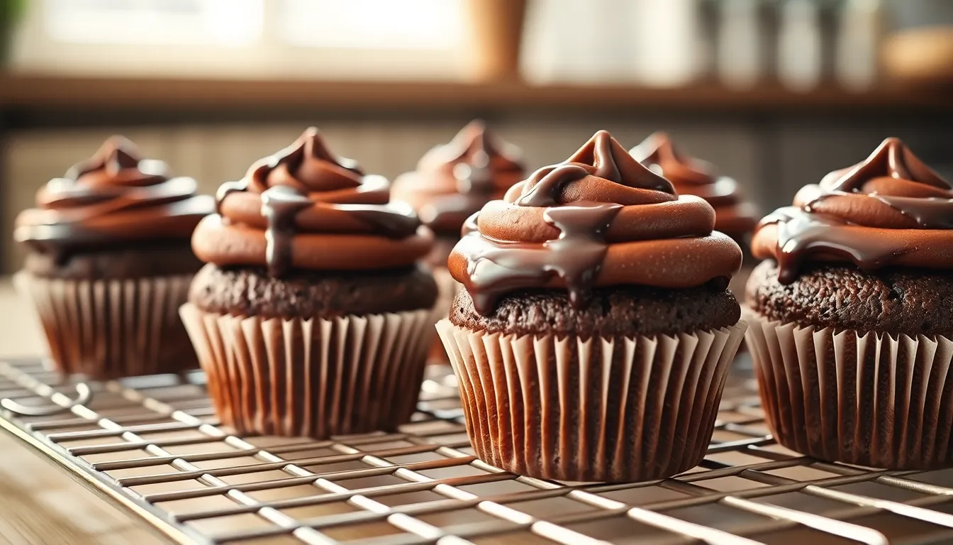 Perfect Double Chocolate Cupcakes Recipe (Easy & Fudgy!) 10 Perfect Double Chocolate Cupcakes Recipe (Easy & Fudgy!) 9