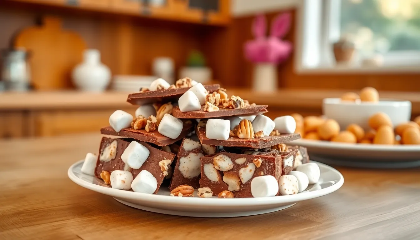 Easy Easter Egg Rocky Road Recipe - No-Bake Dessert Using Leftover Easter Candy 10 Easy Easter Egg Rocky Road Recipe - No-Bake Dessert Using Leftover Easter Candy 9