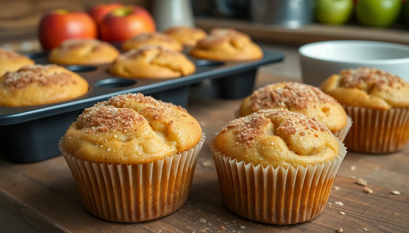 Easy Apple Muffins Recipe: Fluffy, Moist & Ready in 30 Minutes 10 Easy Apple Muffins Recipe: Fluffy, Moist & Ready in 30 Minutes 9