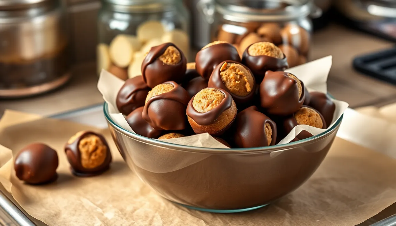 Easy Peanut Butter Balls Recipe (No-Bake, Ready in 20 Minutes!) 10 Easy Peanut Butter Balls Recipe (No-Bake, Ready in 20 Minutes!) 9