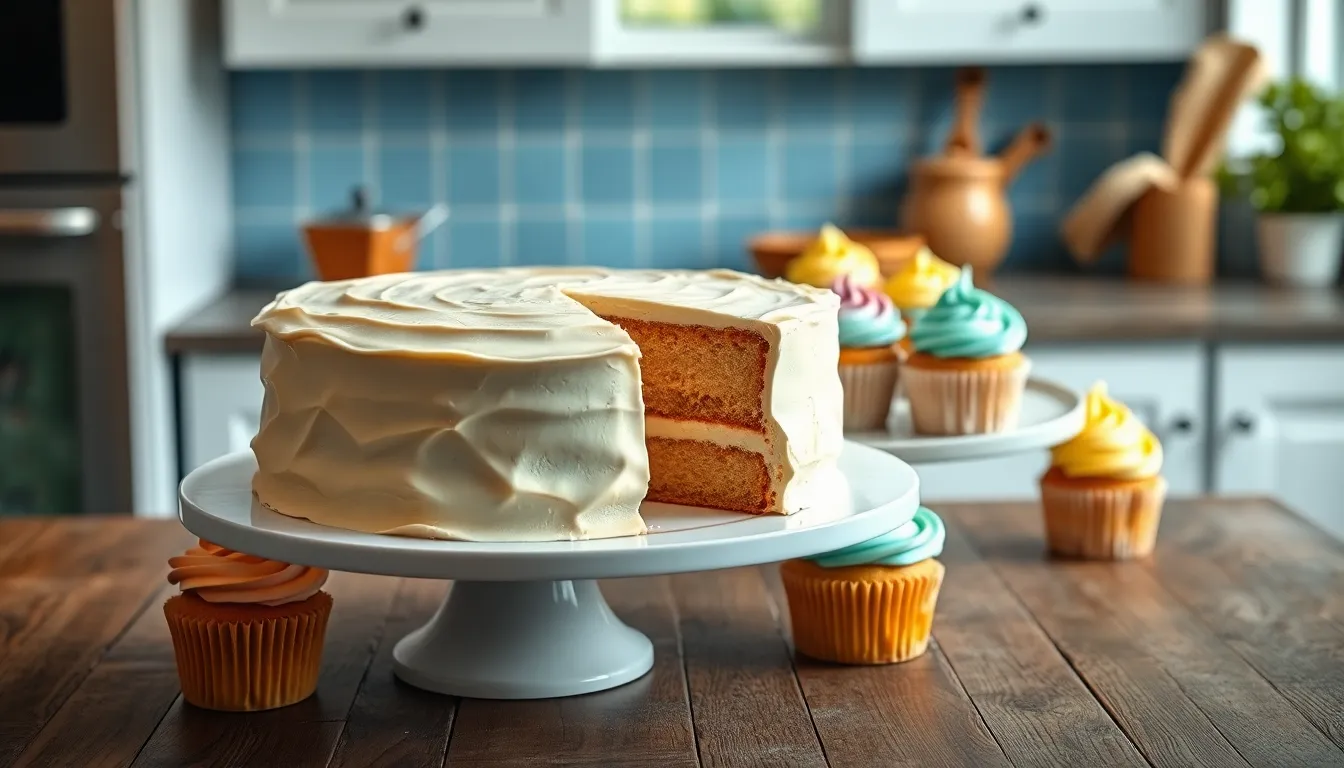 The BEST Easy Vanilla Cake Recipe (Moist & Fluffy Every Time!) 10 The BEST Easy Vanilla Cake Recipe (Moist & Fluffy Every Time!) 9
