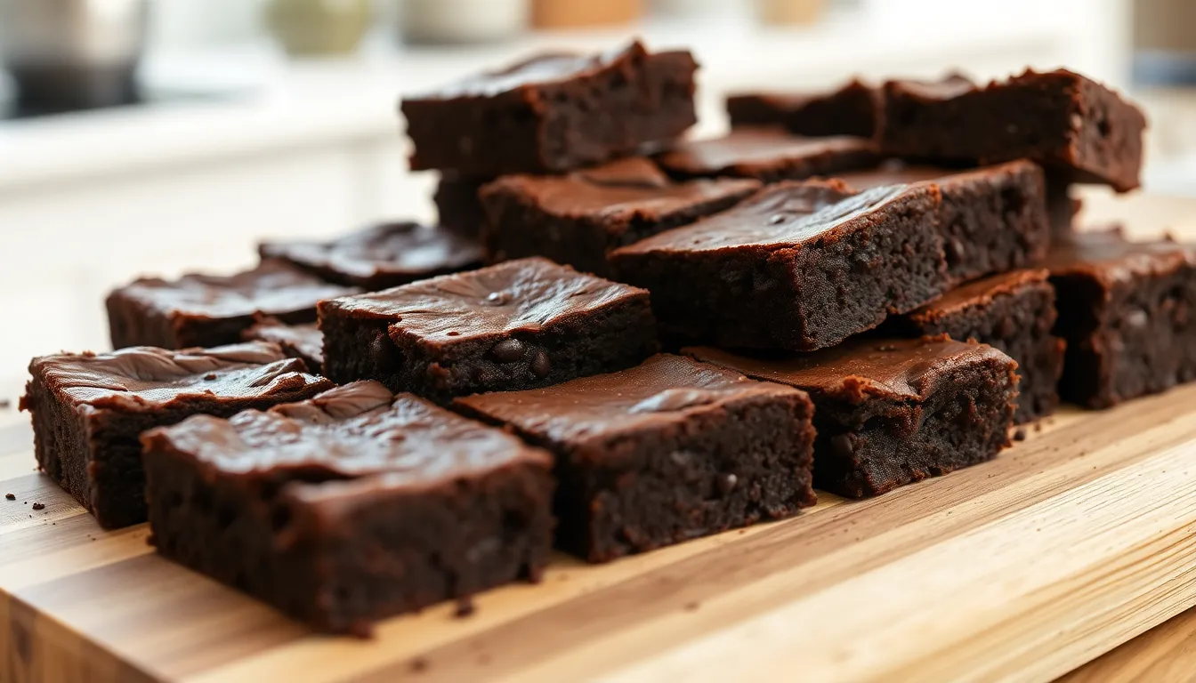Fudgy Olive Oil Brownies Recipe: Healthier & More Delicious Than Butter Brownies 10 Fudgy Olive Oil Brownies Recipe: Healthier & More Delicious Than Butter Brownies 9