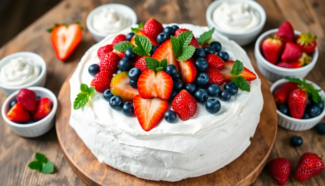 Perfect Pavlova Recipe: How to Make Australia's Crispy Meringue Dessert at Home 10 Perfect Pavlova Recipe: How to Make Australia's Crispy Meringue Dessert at Home 9
