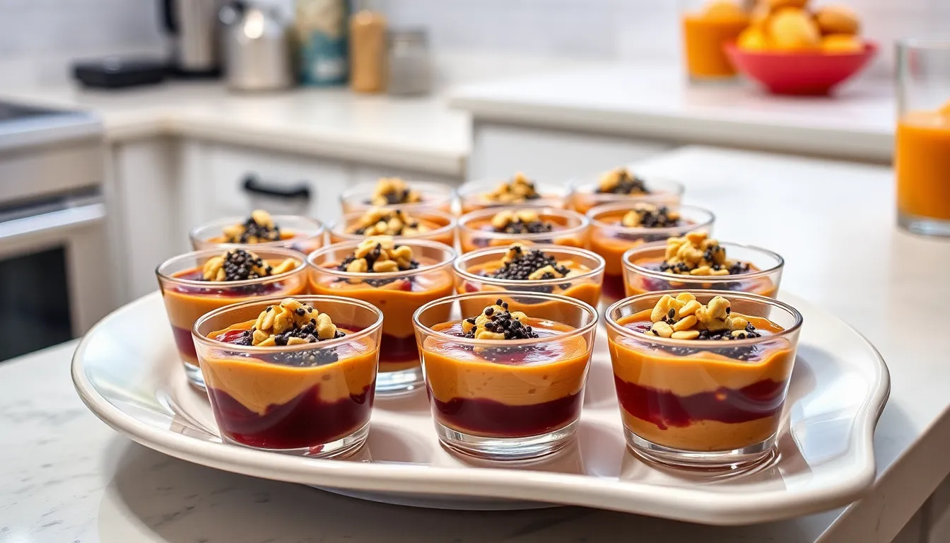 Easy Peanut Butter and Jelly Cups Recipe - No-Bake Bite-Sized PB&J Treats 10 Easy Peanut Butter and Jelly Cups Recipe - No-Bake Bite-Sized PB&J Treats 9