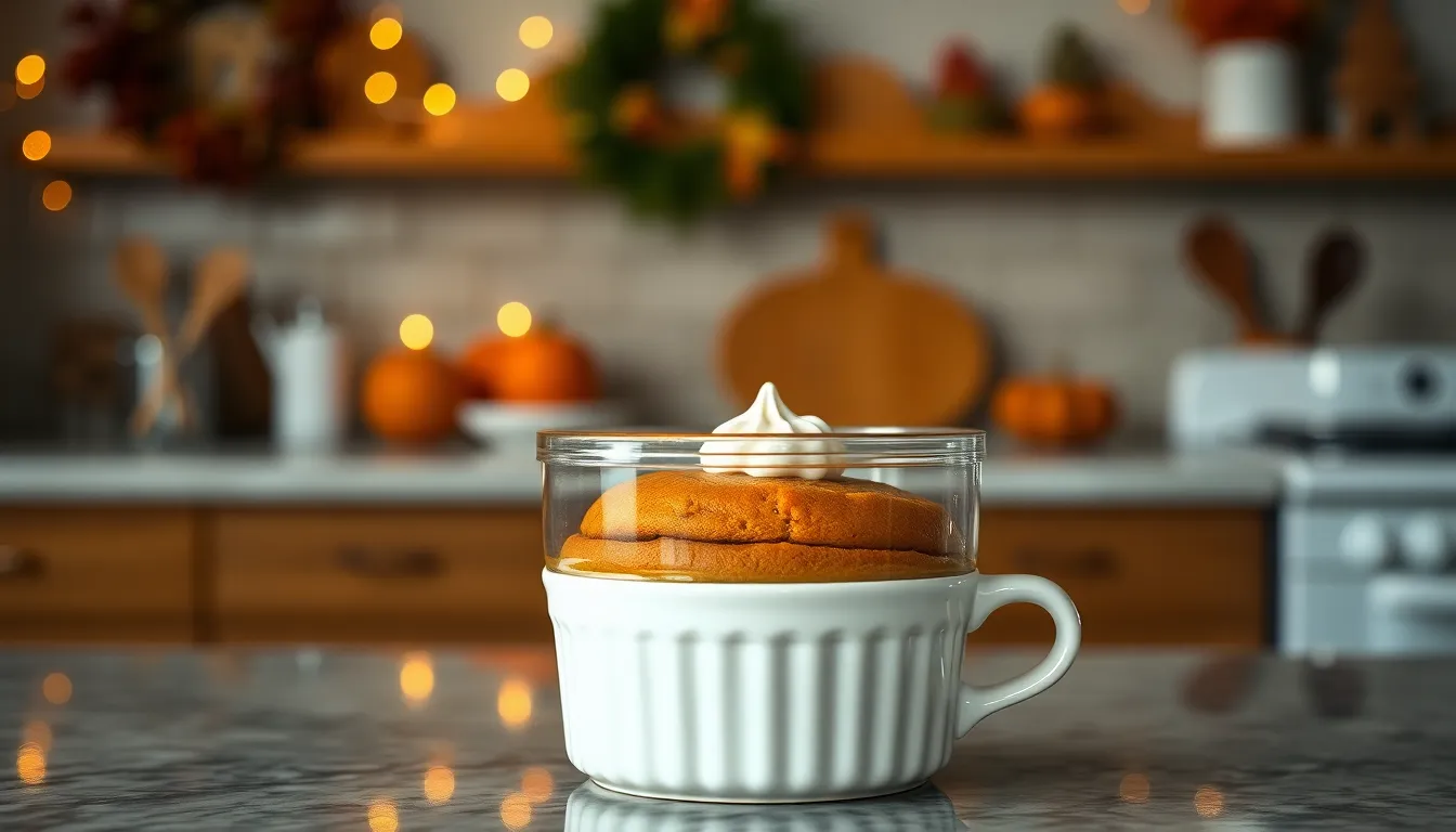 2-Minute Pumpkin Mug Cake Recipe: Easy Fall Dessert in Your Microwave 10 2-Minute Pumpkin Mug Cake Recipe: Easy Fall Dessert in Your Microwave 9