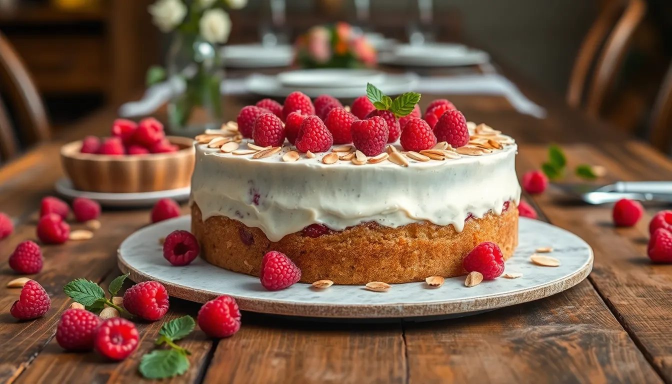 Easy Raspberry Almond Cake Recipe: Moist, Sweet & Bakery-Quality Results 10 Easy Raspberry Almond Cake Recipe: Moist, Sweet & Bakery-Quality Results 9