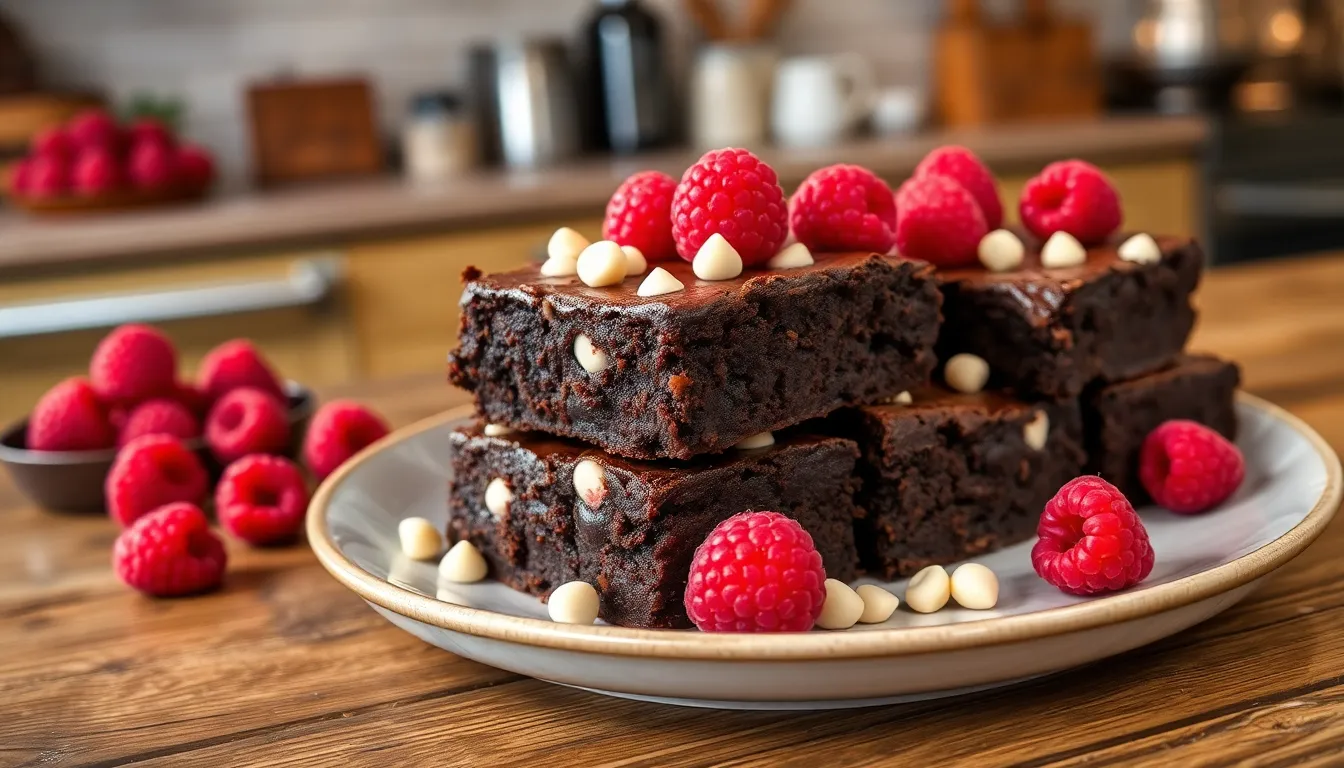 Easy Raspberry Chocolate Brownies Recipe - Fudgy & Irresistible 10 Easy Raspberry Chocolate Brownies Recipe - Fudgy & Irresistible 9