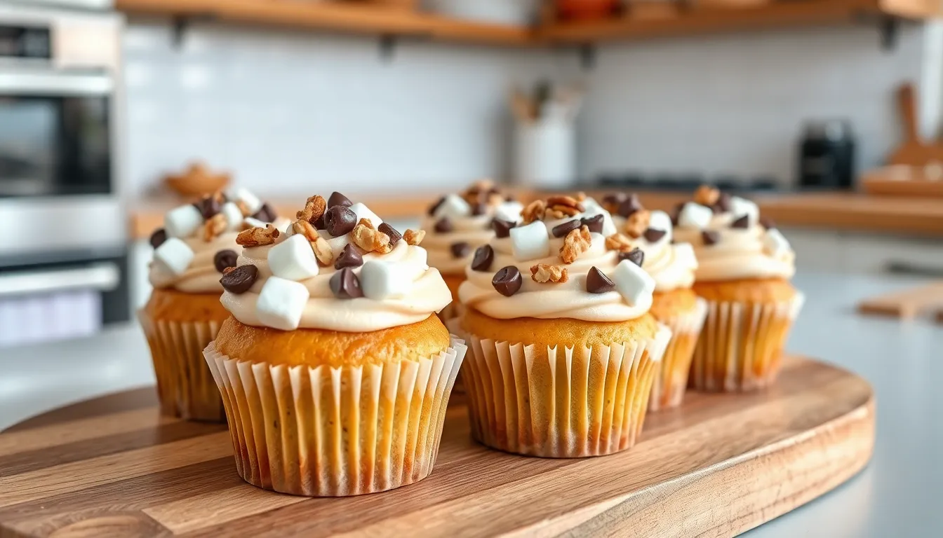 Easy Rocky Road Cupcakes Recipe - Chocolate, Marshmallows & Nuts 10 Easy Rocky Road Cupcakes Recipe - Chocolate, Marshmallows & Nuts 9